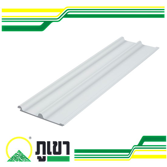 หลังคาไวนิลท้องเรียบลอนกลม รุ่น PR4 สีขาวและสีน้ำตาลใบจาก หลังคาไวนิลสีขาว รุ่นPR4  หลังคาไวนิลท้องเรียบ  หลังคาไวนิลลอนกลม  หลังคาไวนิล  ข้อดีของหลังคาไวนิล 