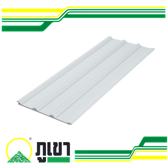 หลังคาไวนิลท้องเรียบ รุ่น PR6 สีขาว, สีเทา หลังคาไวนิลสีขาว รุ่นPR6 ท้องเรียบลอน 3  หลังคาไวนิลท้องเรียบ 